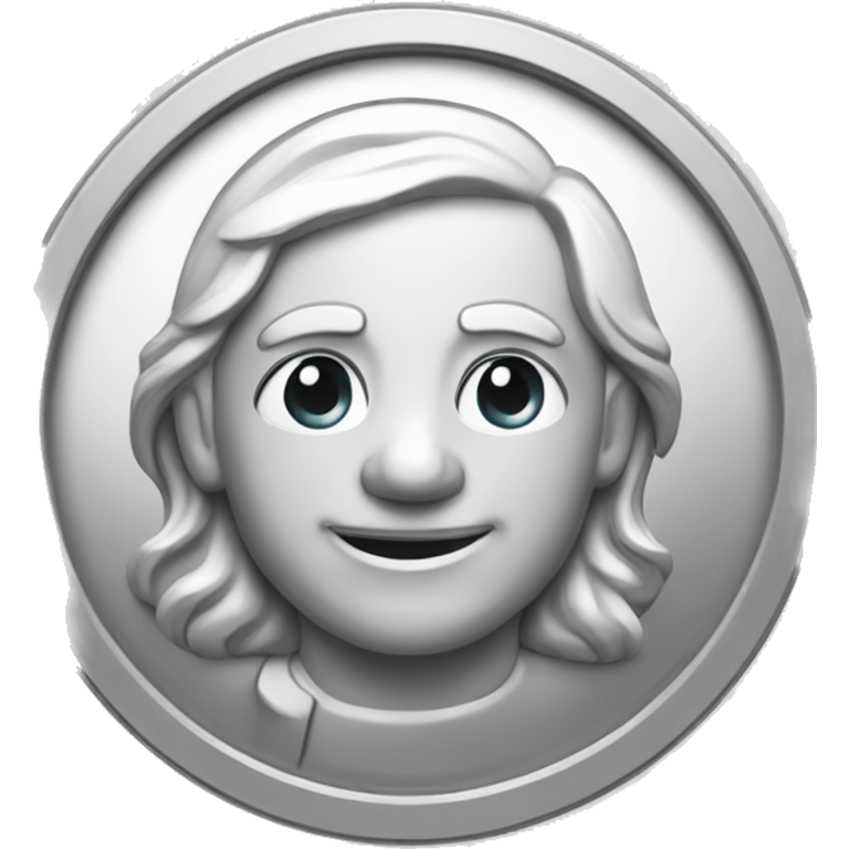 silver coin  emoji