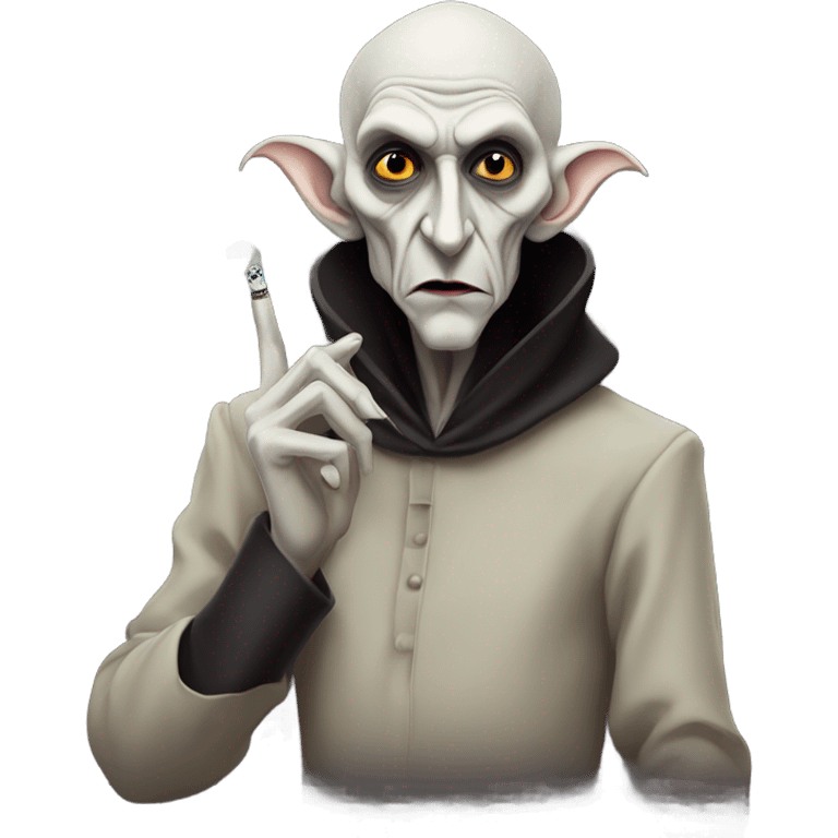 Nosferatu smoking emoji