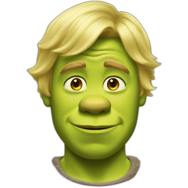 Shrek blond emoji