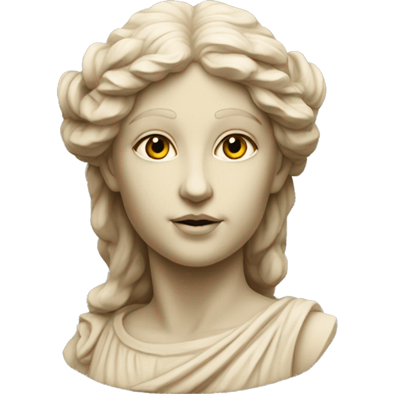 Demeter statue beige whole statue showing emoji