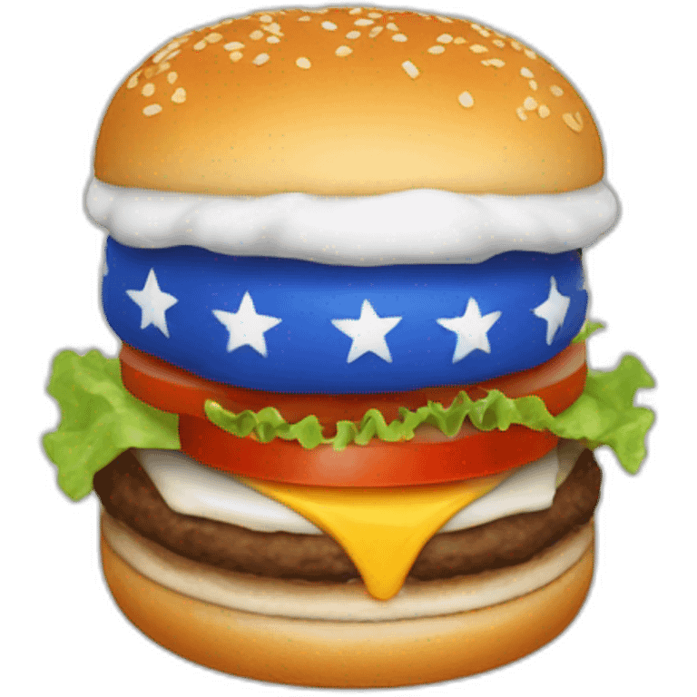 Uncle Sam humburger emoji