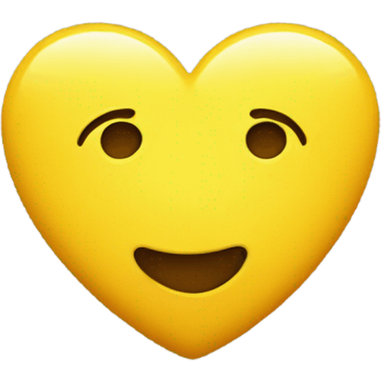 Yellow heart  emoji