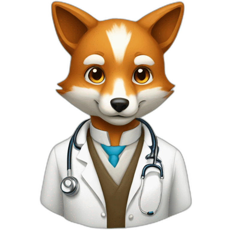 fenec fox doctor emoji