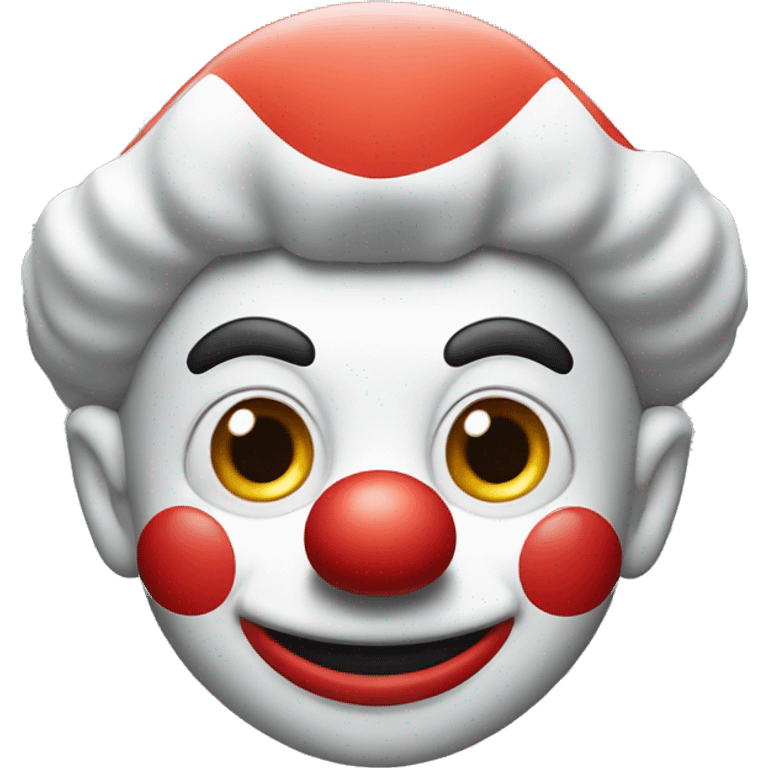 Clown face , Mario emoji