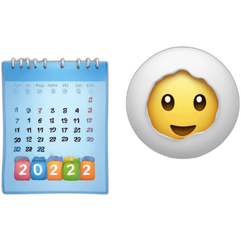 Calendar 2022 emoji