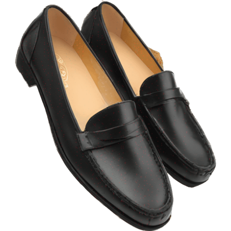 Loafers black emoji