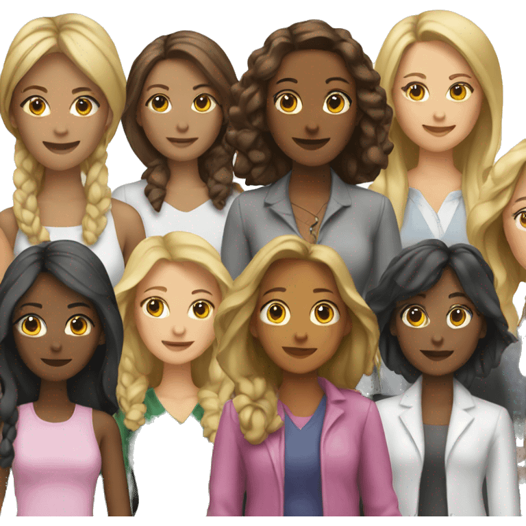 4 women emoji