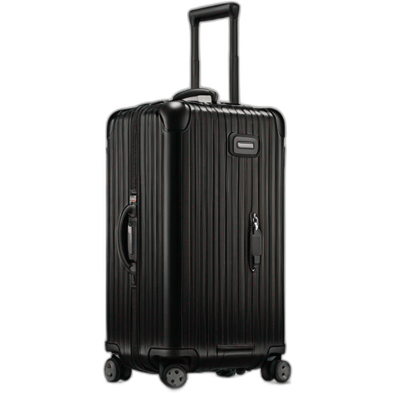 Rimowa black classic cabin emoji