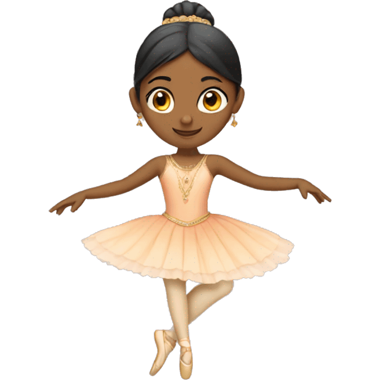 Indian girl ballerina  emoji