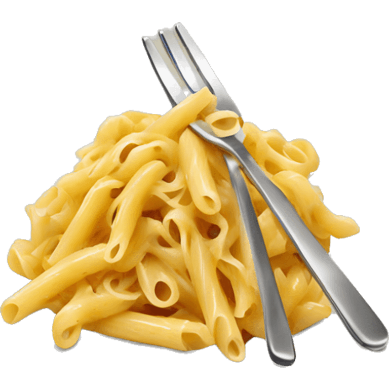 Pasta with a fork emoji