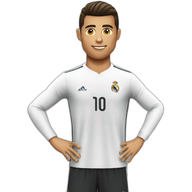 Cr7 tirer un ballon emoji