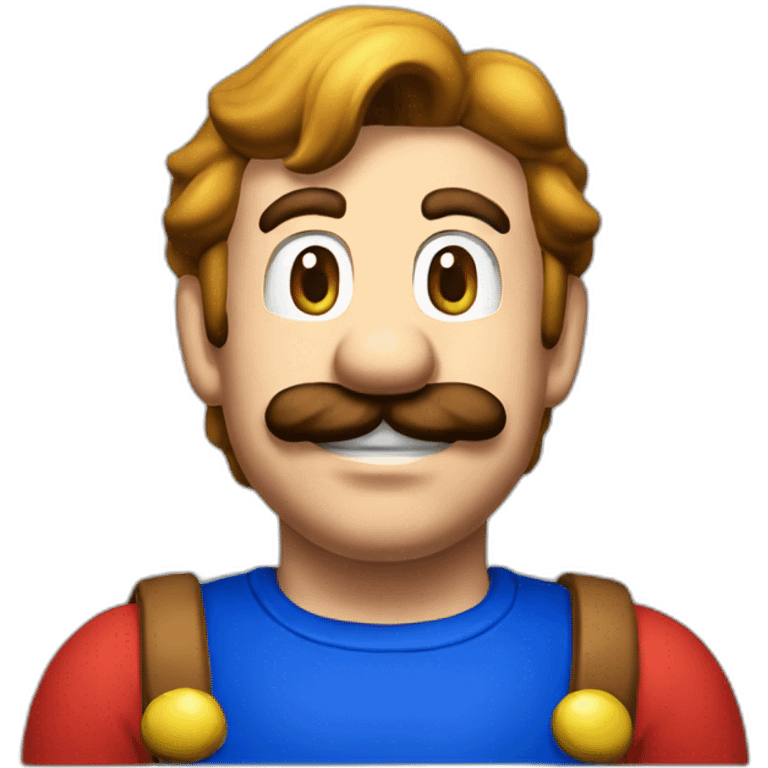 super mario portrait emoji