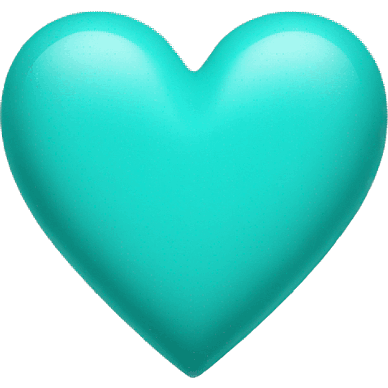 turquoise heart emoji