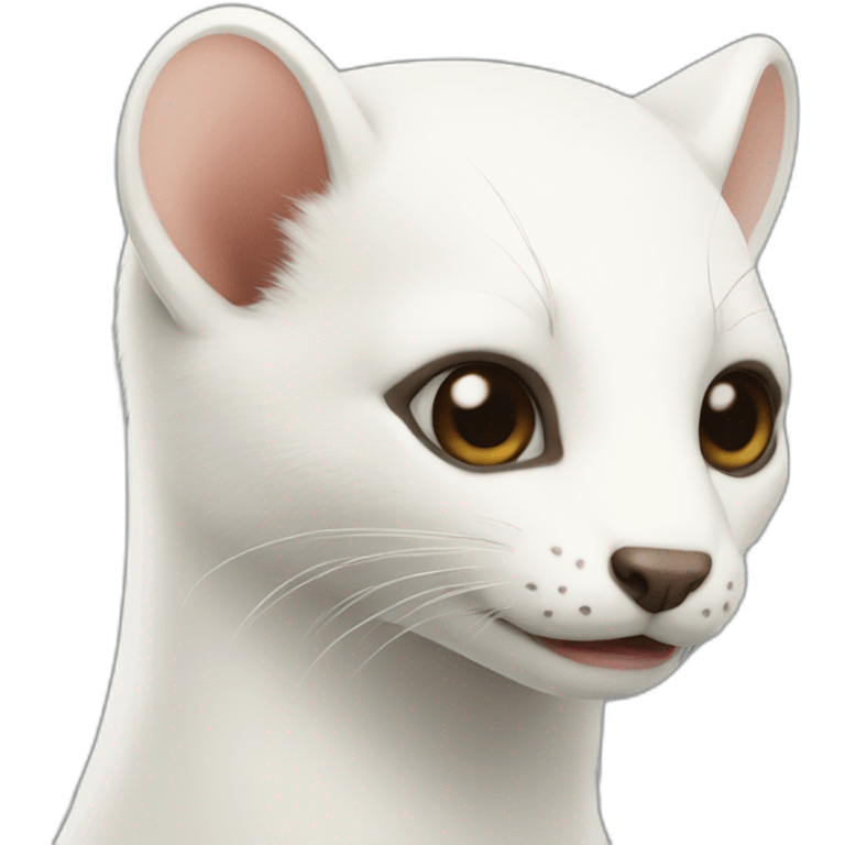 white-stoat emoji