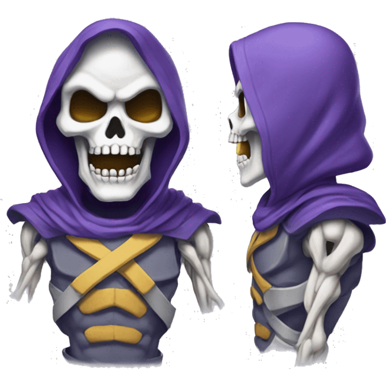 Skeletor customer support emoji