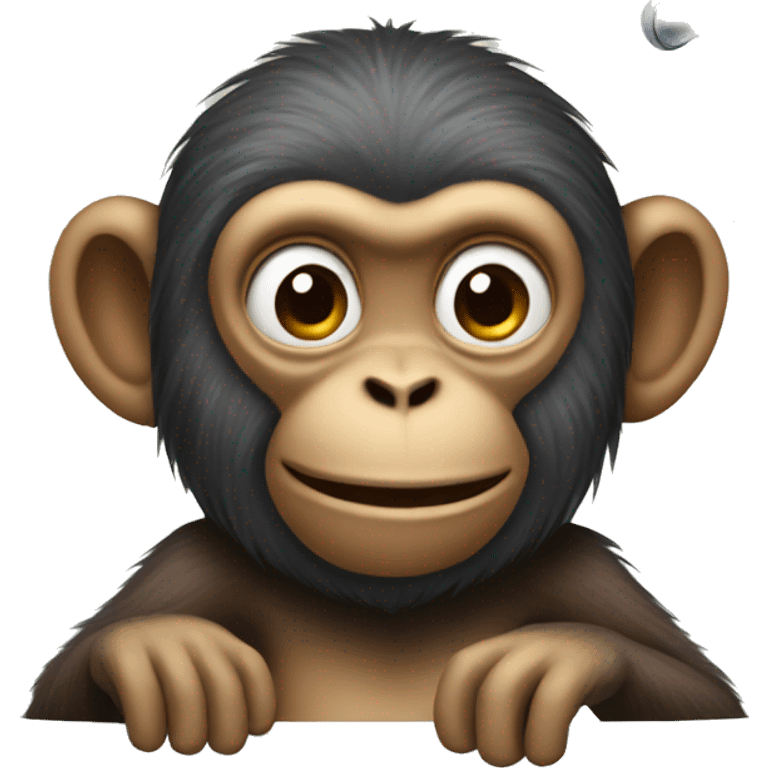 Monkey using the bathroom  emoji