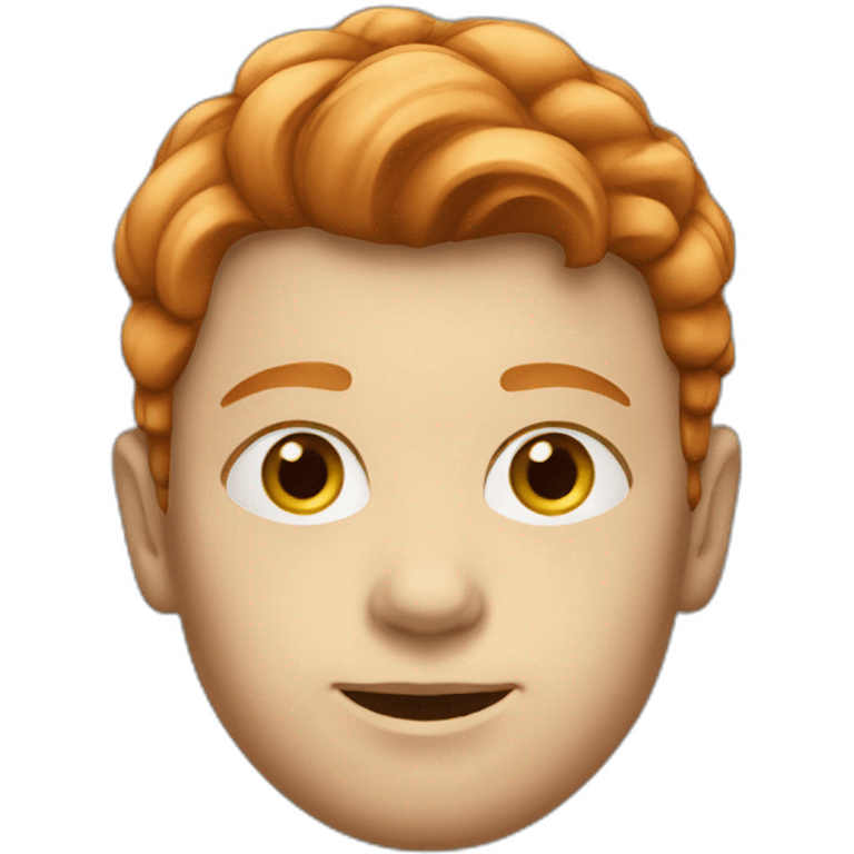 Swedish ginger boy with turtleneck  emoji