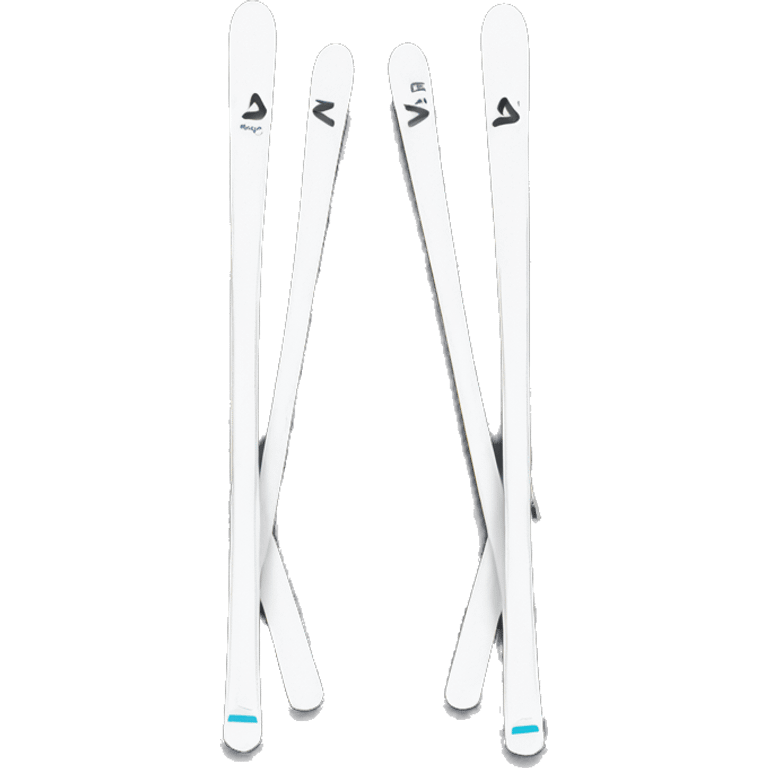 A white pair of skis emoji