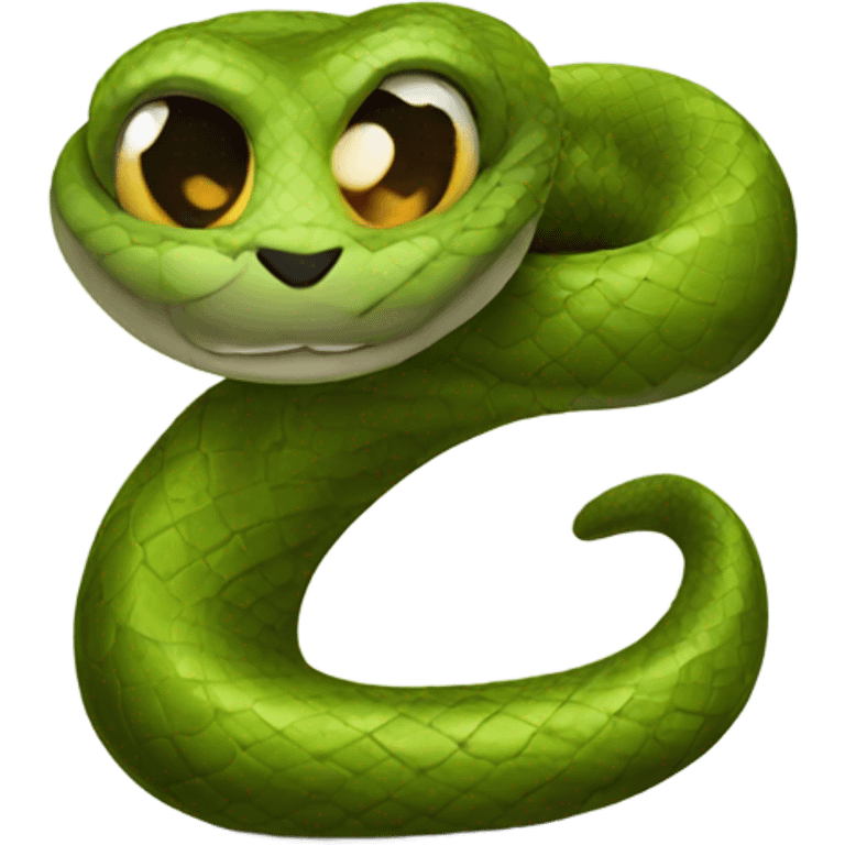 Snake wearing boots emoji