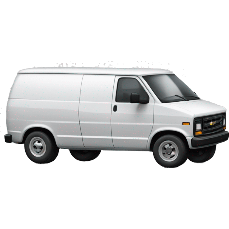 Premium 1985 Chevy Astro delivery van  emoji