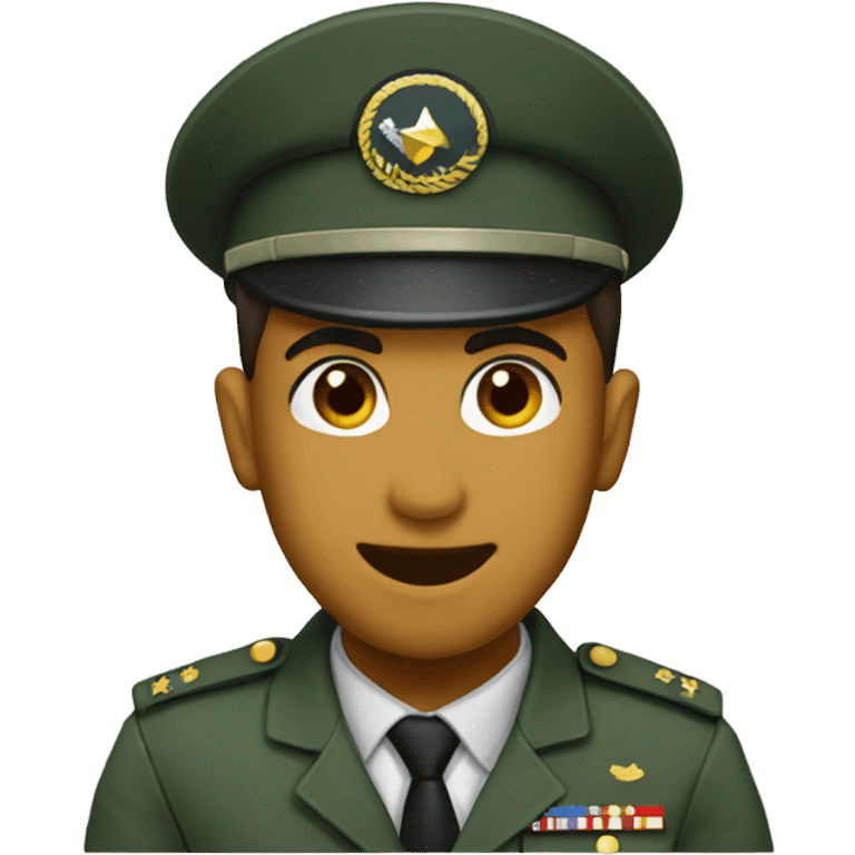 Army Sargent say hi emoji