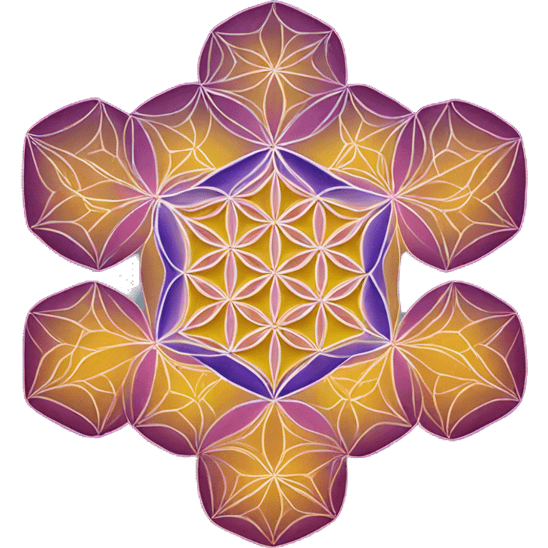 The flower of life emoji