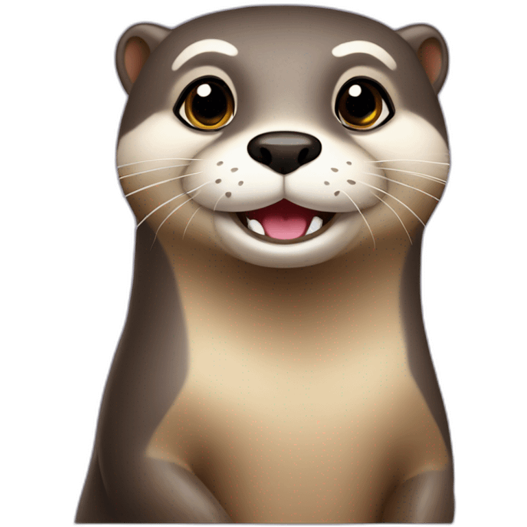 Loutre sur emoji