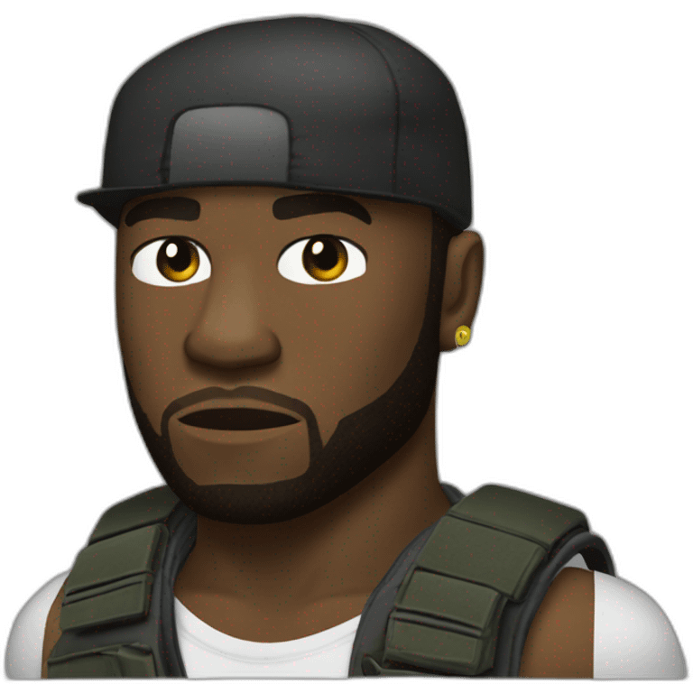 50 cent bulletproof with 2 guns emoji