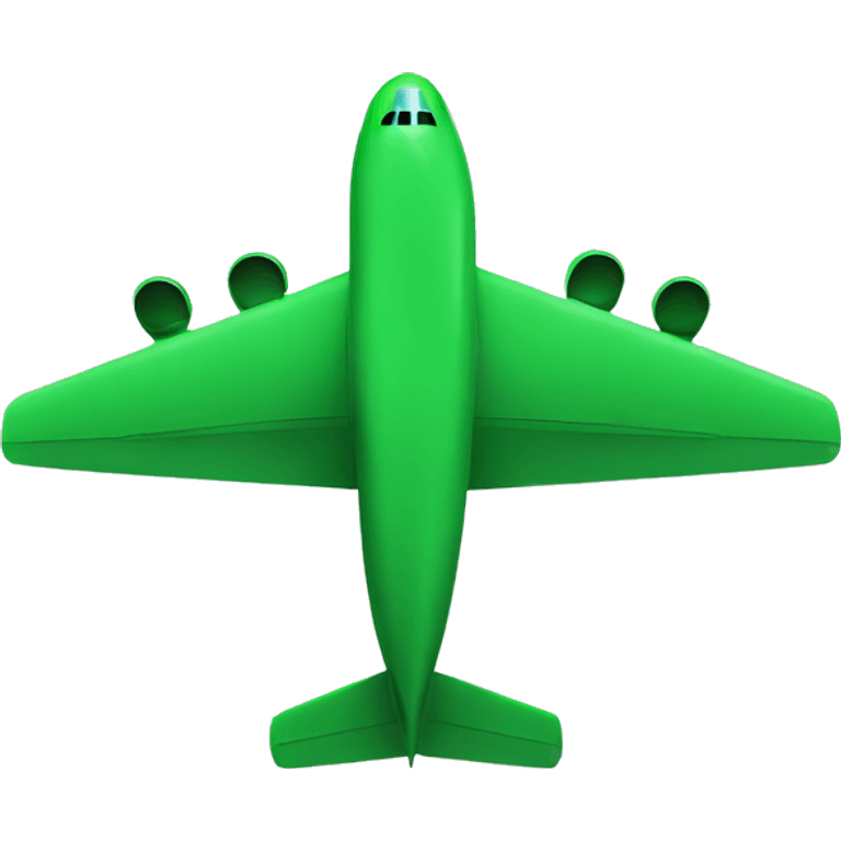 plane Green triangle emoji