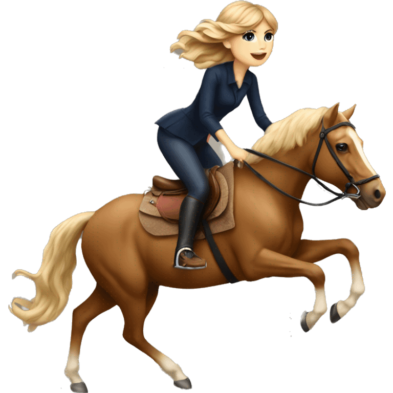 taylor swift riding a private  emoji