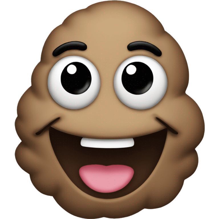 Poop smiling emoji