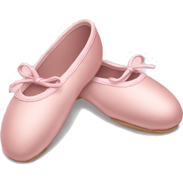 Pale pink ballet shoes emoji