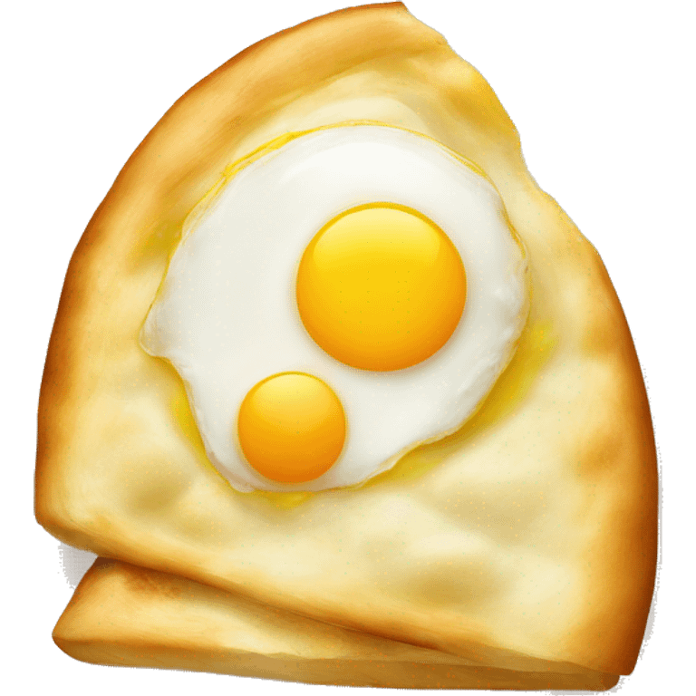 Khachapuri with egg emoji