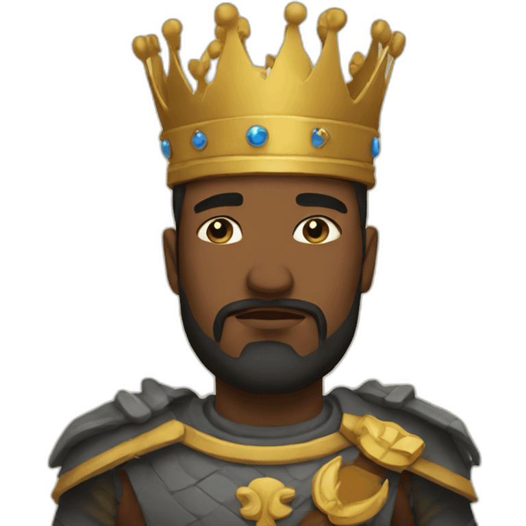 Fallen king emoji