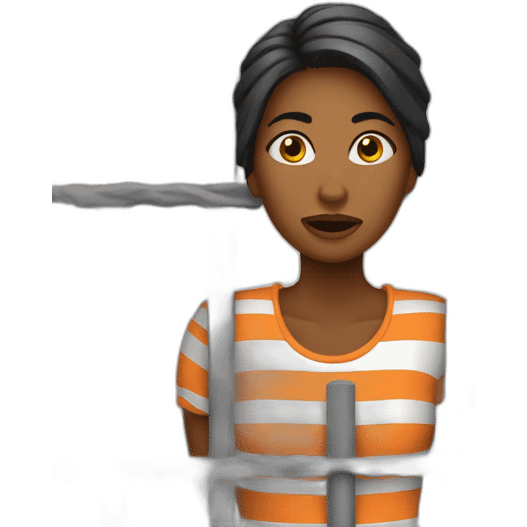 woman in jail emoji