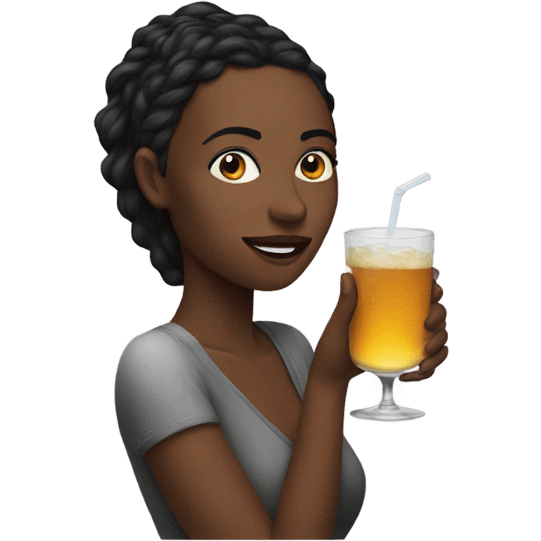 Women and drink emoji