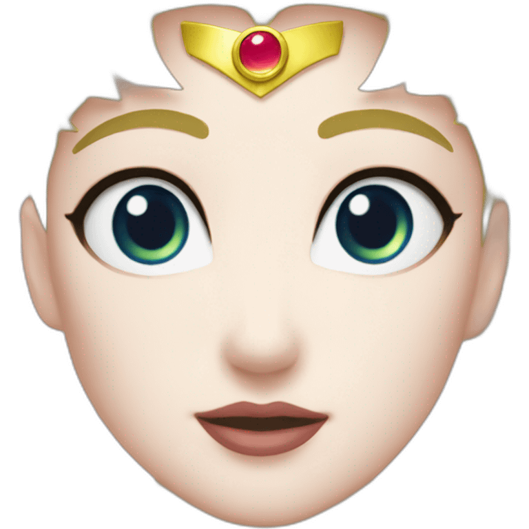 sailor moon "ahe" face emoji