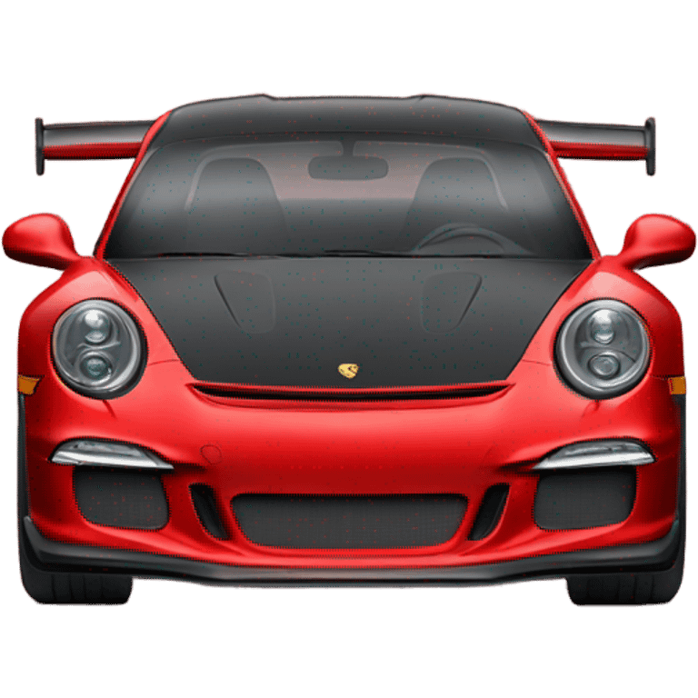 Red Porsche 911 GT 3 emoji