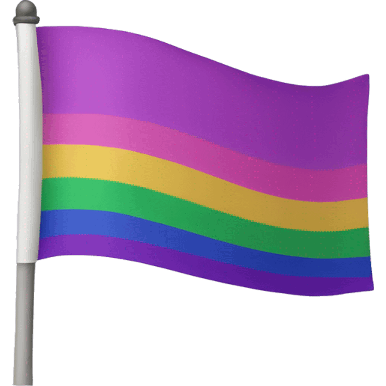 Bi pride flag emoji