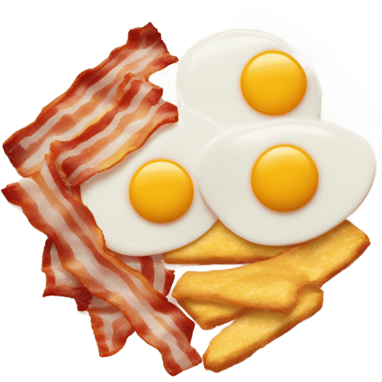 Eggs and bacon emoji