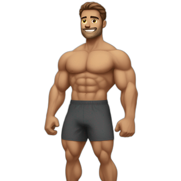 Homme qui fait de la musculation emoji