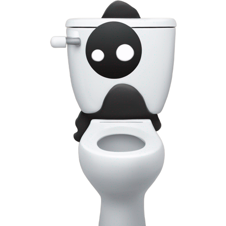 Skibidi toilet edging emoji