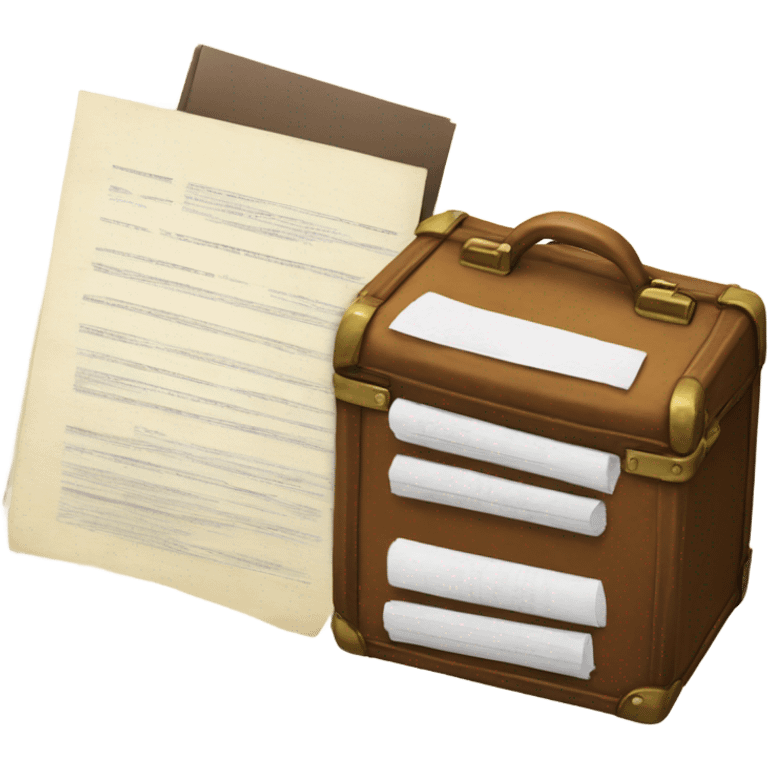 case with documents emoji