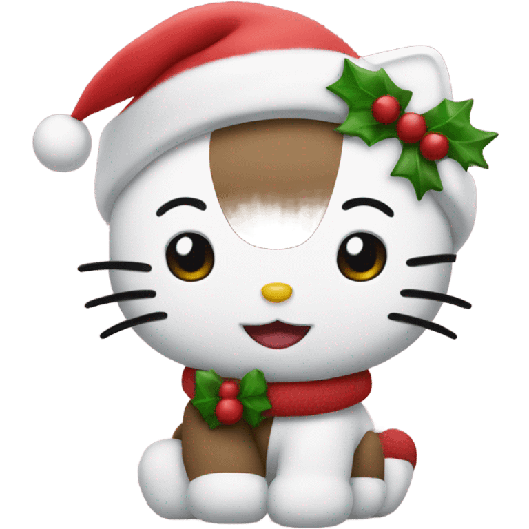 Christmas hello kitty  emoji