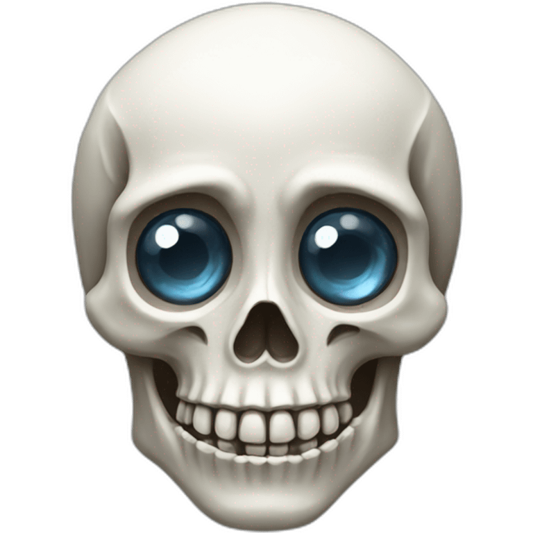 Skeleton diamond emoji