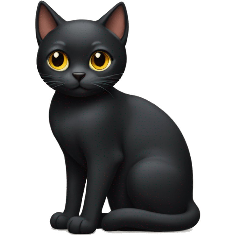 Gato negro emoji