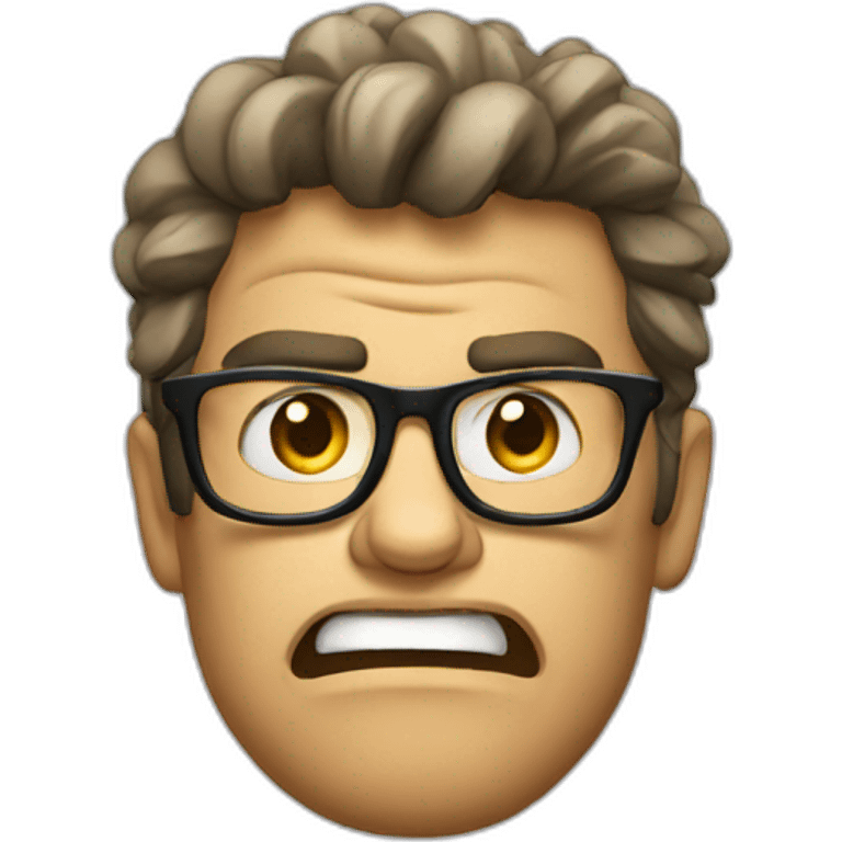 angry nerdy emoji