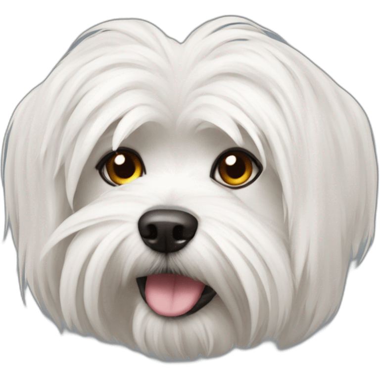 maltese dog fury emoji