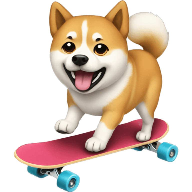 doge skating emoji