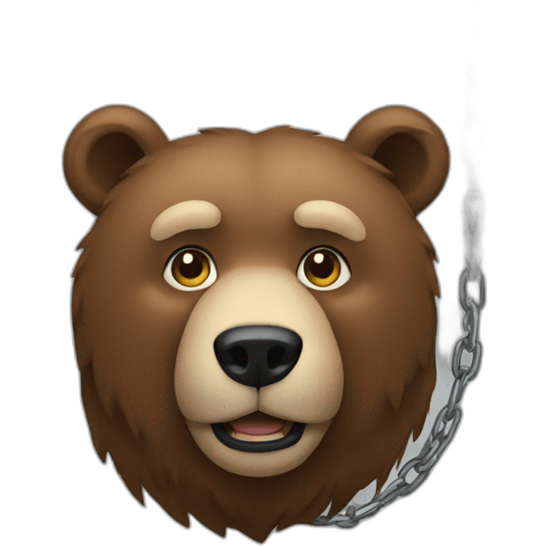 bear-chain emoji